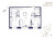 Планировка трехкомнатной площадью 68.33 кв. м в новостройке ЖК "Ranta Residence"
