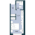 Планировка студии площадью 22.03 кв. м в новостройке ЖК "Новая земля"