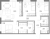 Планировка трехкомнатной квартиры площадью 85.87 кв. м в новостройке ЖК "Legenda Васильевского"