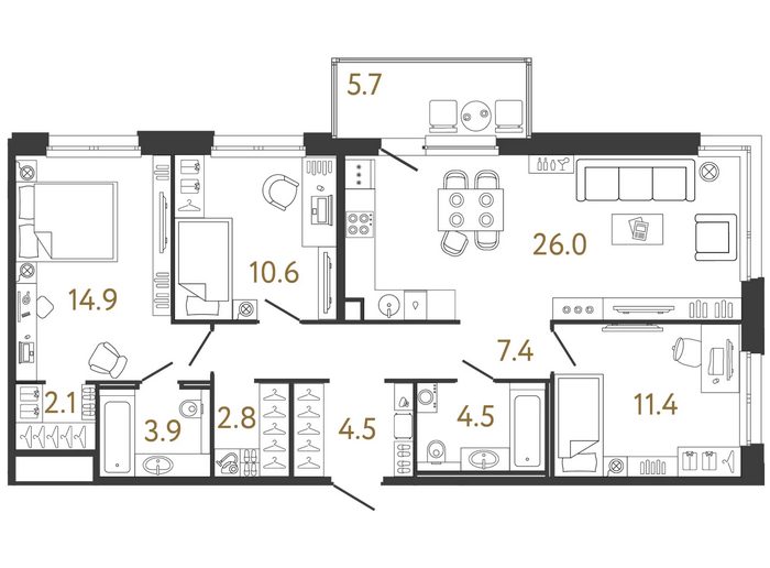 "Передвижники" от RBI: технологичный комфорт рядом с центром Петербурга - Фото 9