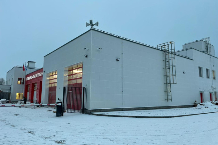 Новое пожарное депо готово к открытию в поселке Парголово