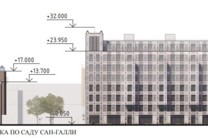 Согласован внешний облик дома, который построят у сада Сан-Галли