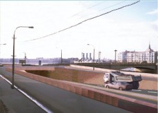 Состоялось открытие дорожной развязки на Пироговской набережной