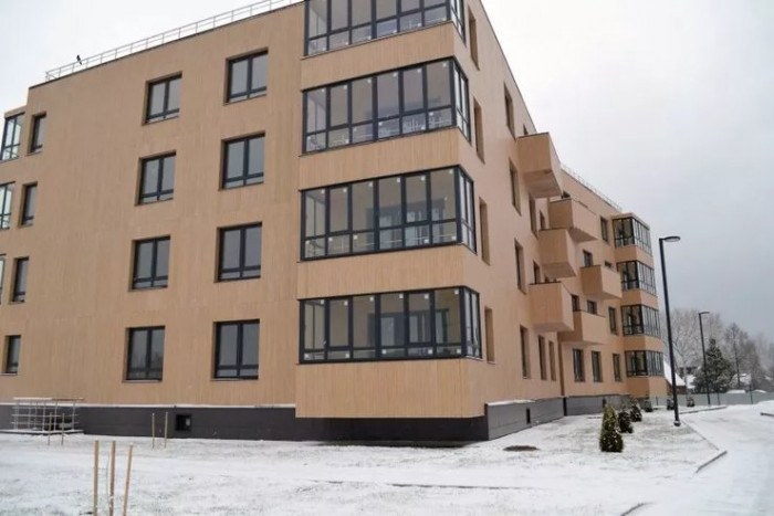 В России начали продавать квартиры в многоэтажках из дерева