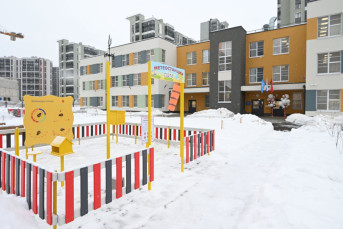 В ЖК "Чистое небо" начал работу детский сад с метеоплощадкой