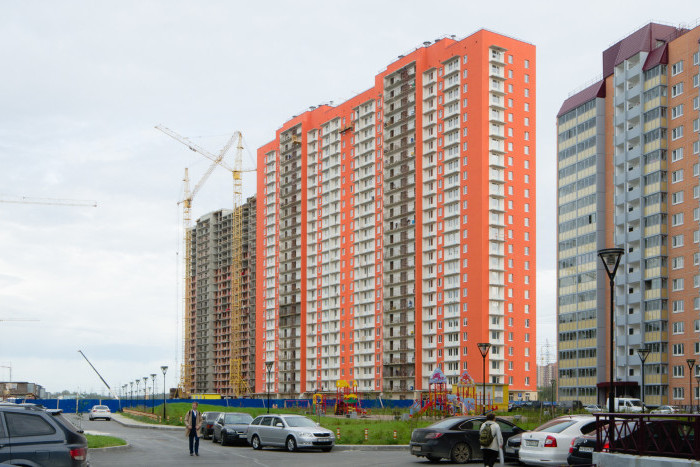 В ЖК "Охтинская дуга" завершено строительство дома №2